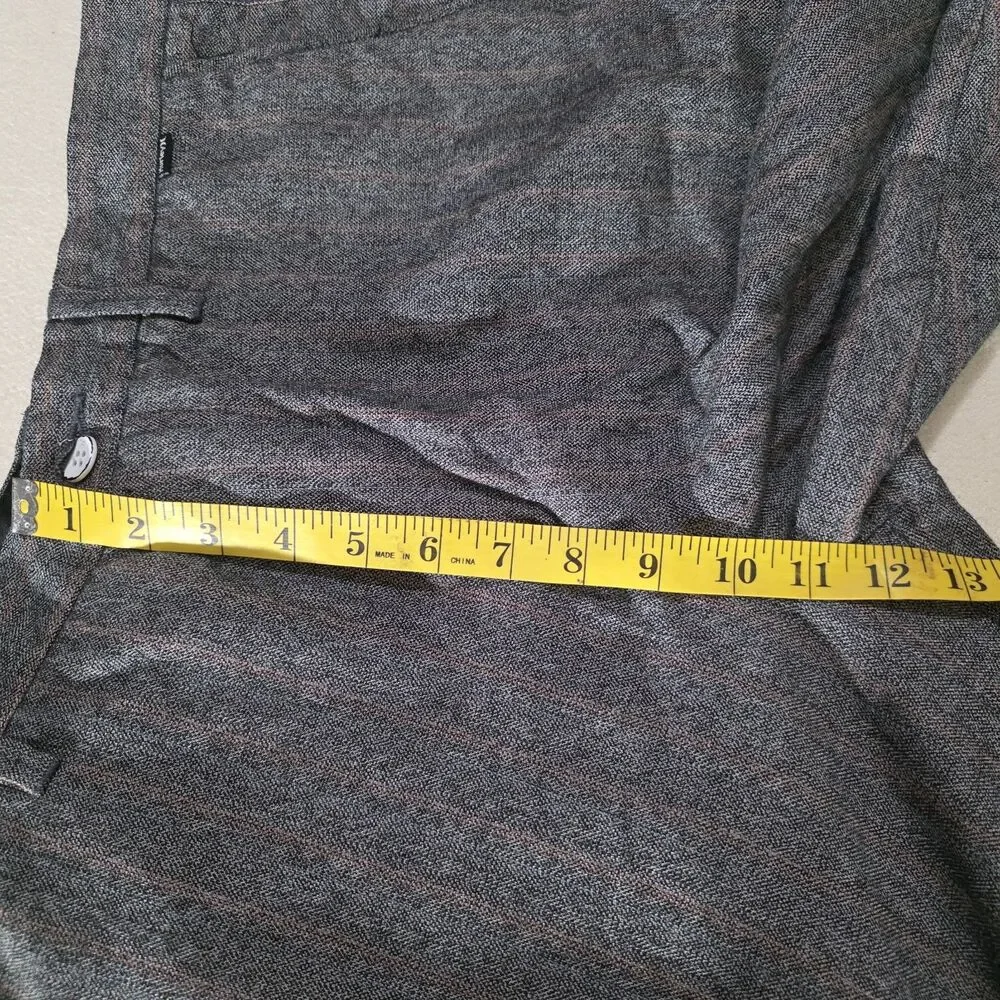 Hurley Mens Chino Shorts Sz 34 Gray - Picture 5 of 8